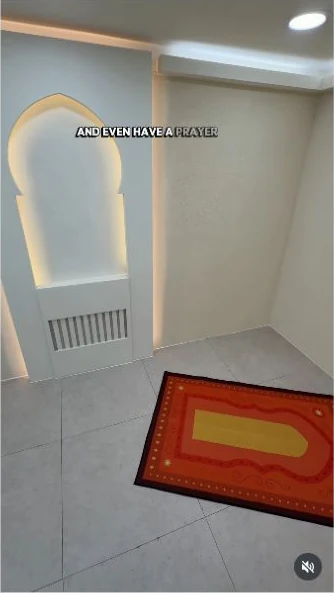 Prayer room at BSJ CHICKEN & WOK, Myeongdong